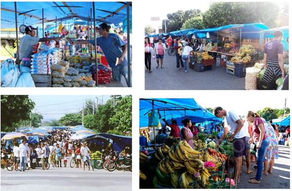 A feira livre de Corumbá