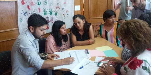 Fotos de la primera actividad del Seminario Taller de Capacitación, 2019