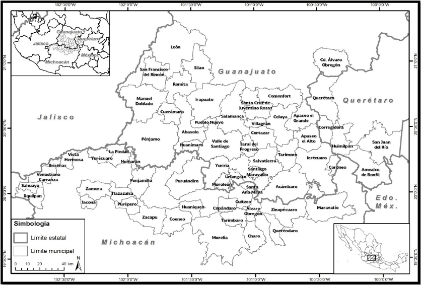 El espacio económico regional del Bajío