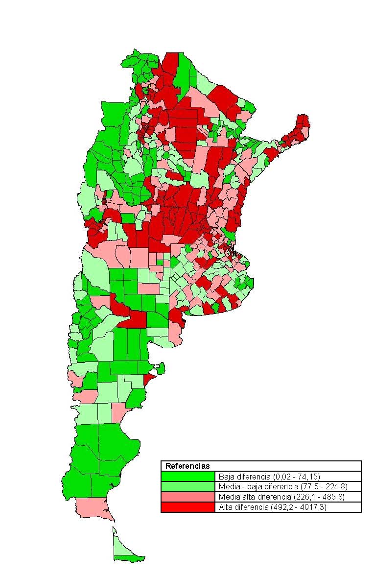 Rosati. Mapa 1